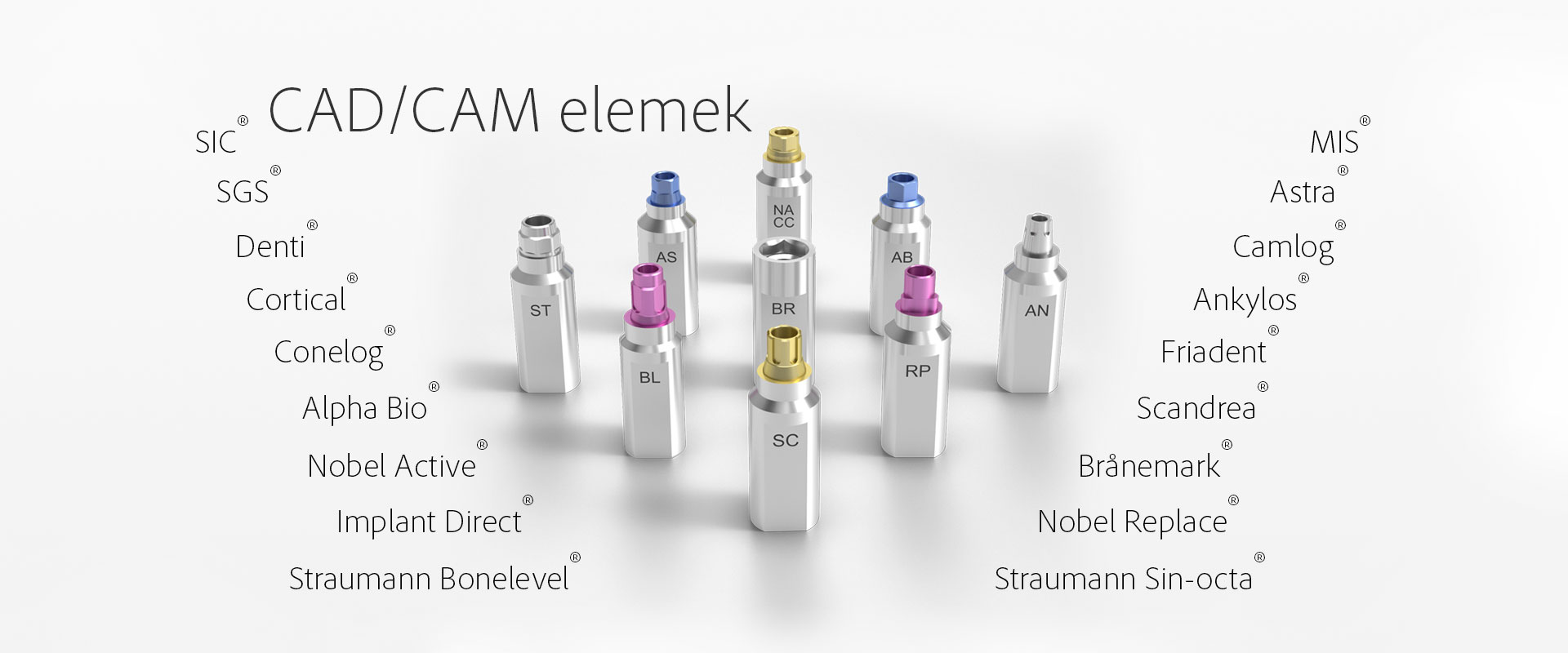 CAD-CAM elemek